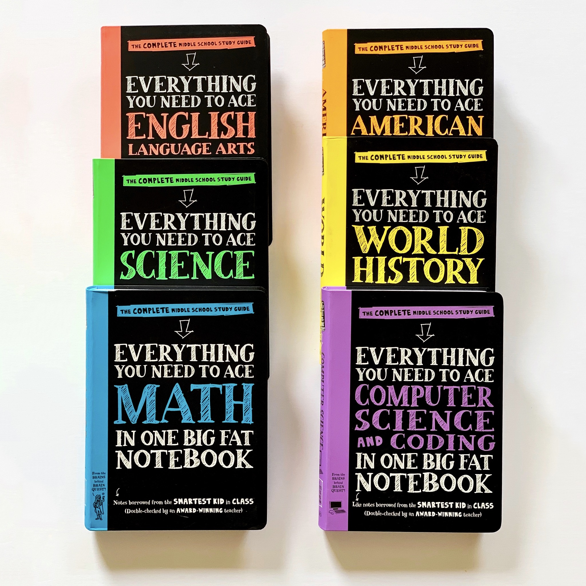 Big Fat Notebook series for middle schoolers and high schoolers