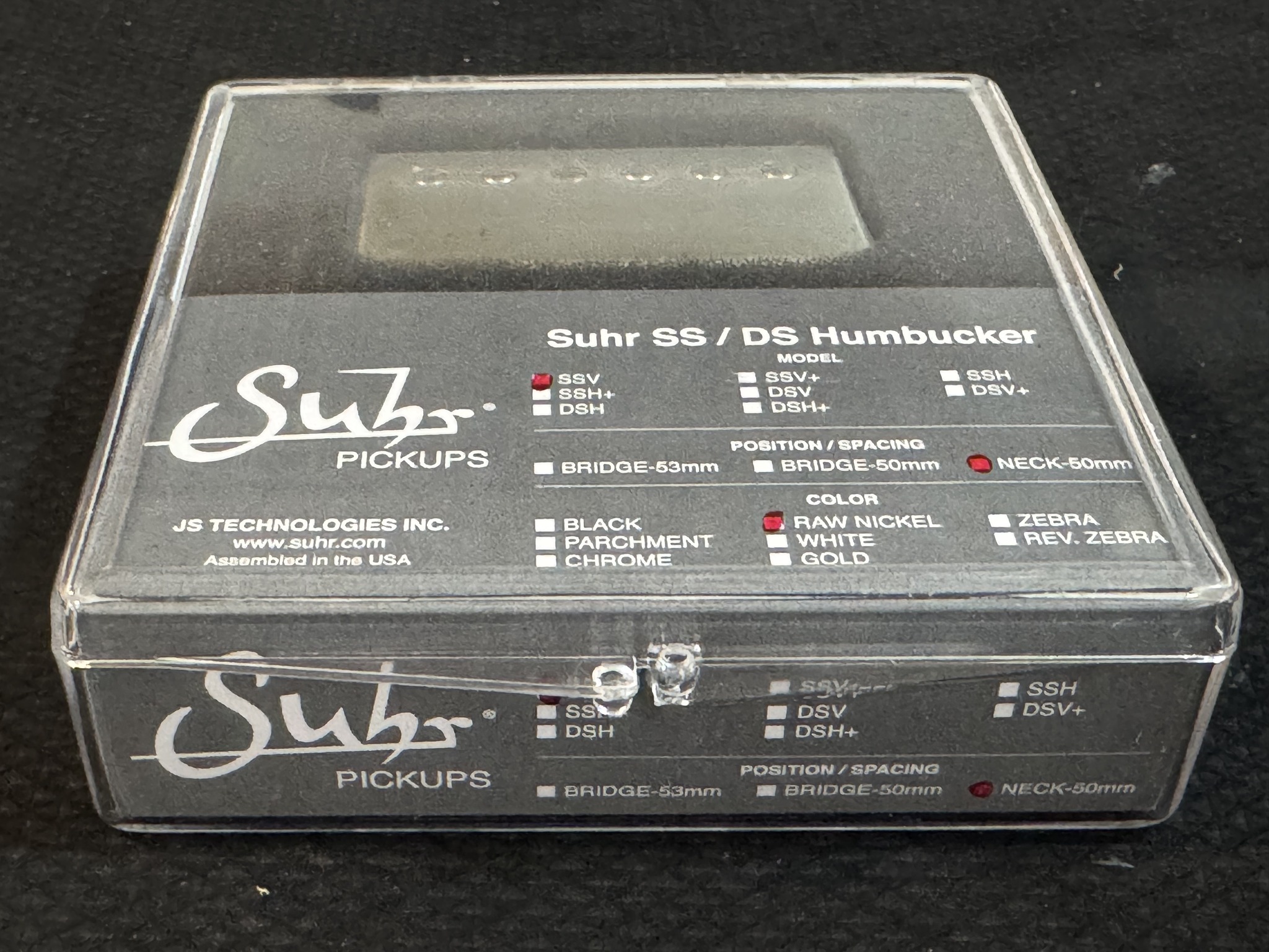 ギター Suhr SSV neck raw nickel