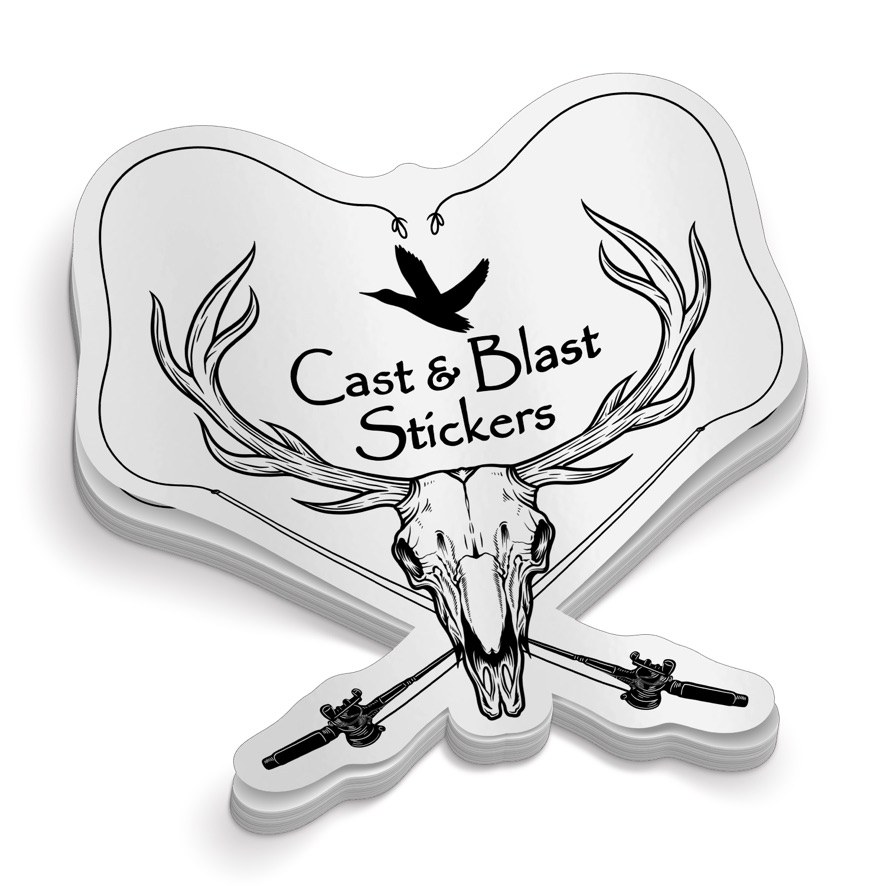 Cast & Blast Stickers | Walnut Grove CA