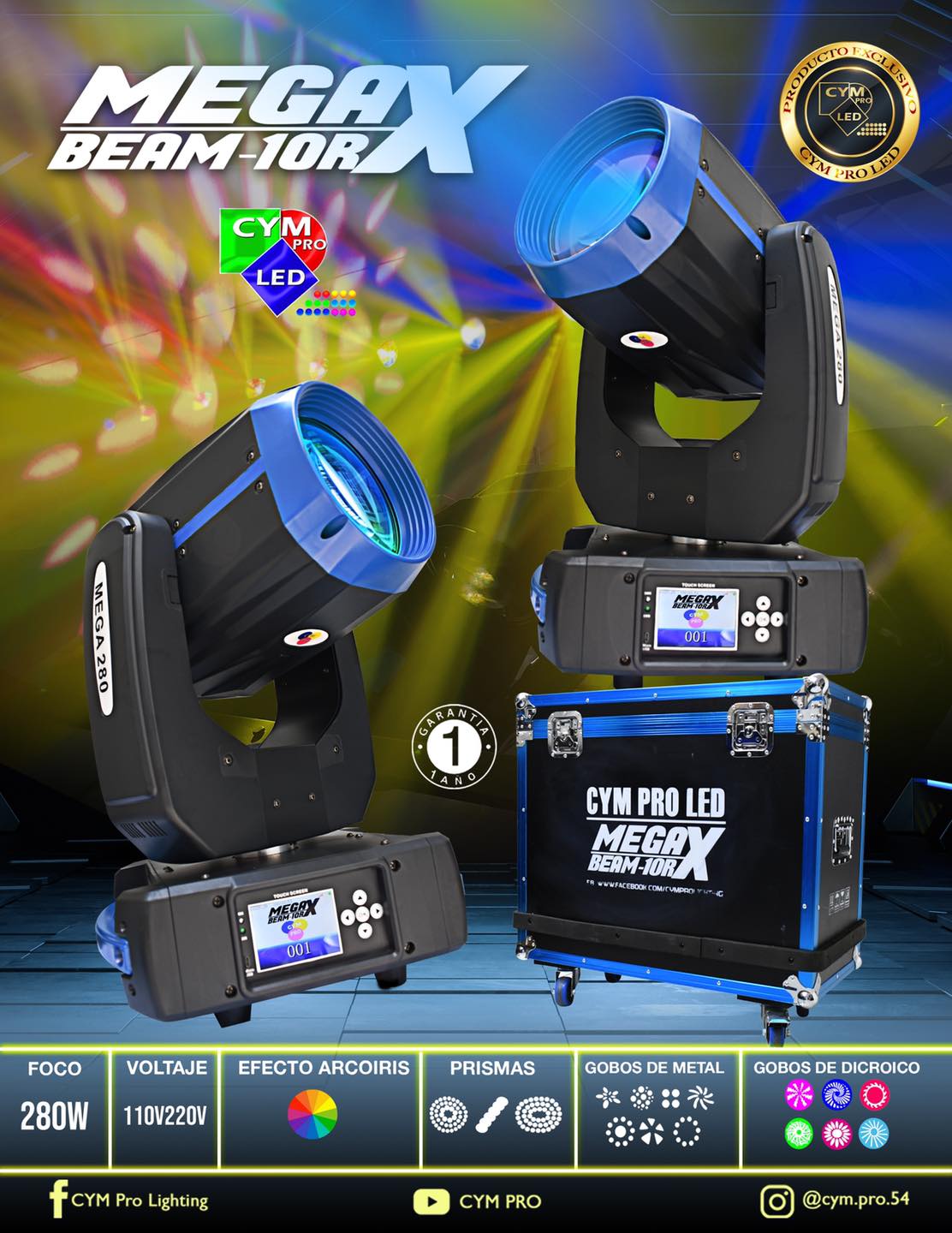 CYM PRO LED - Mega-Beam10RX 🔥Precio x par :$24,800... | Facebook