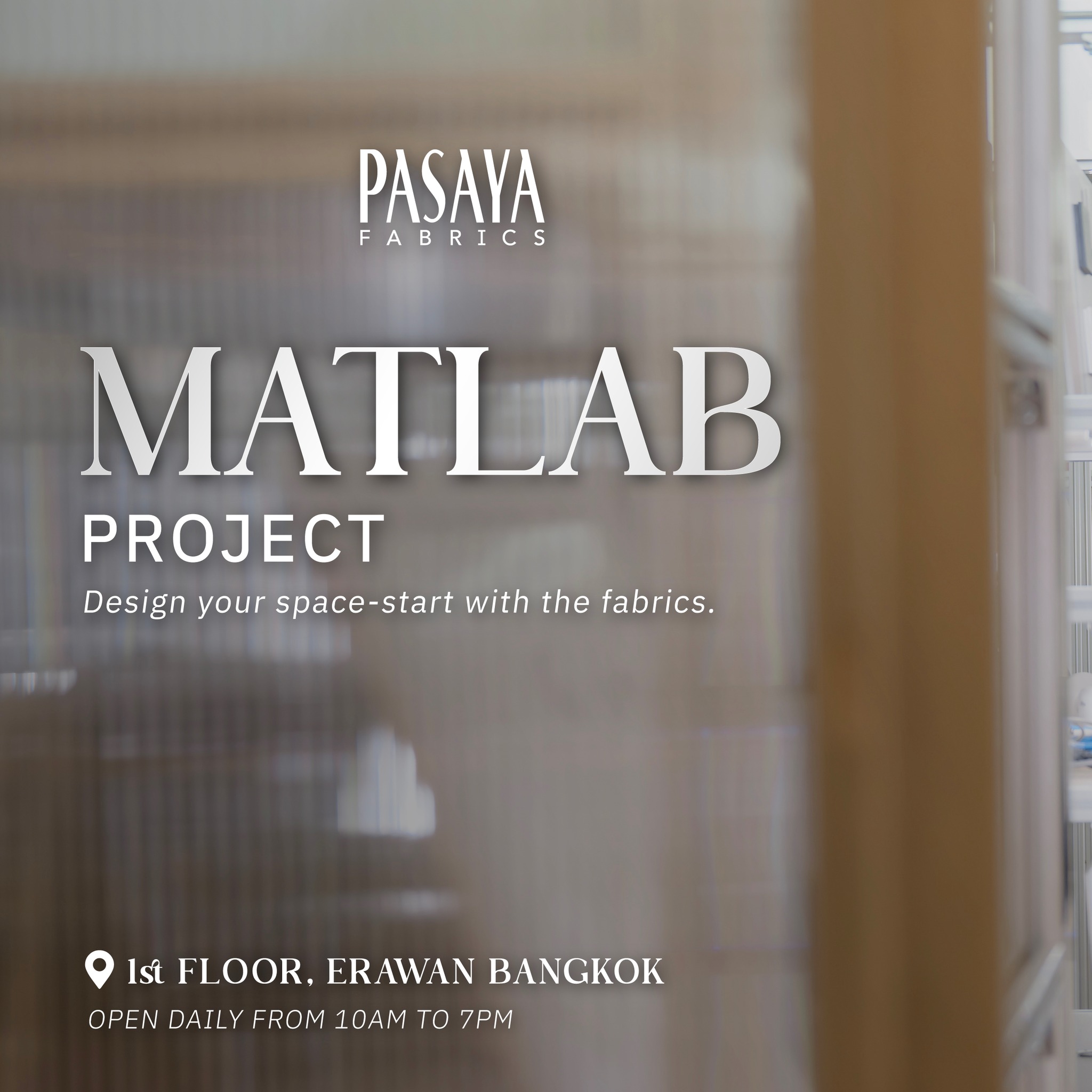PASAYAFabrics - PASAYA X MATLAB... | Facebook