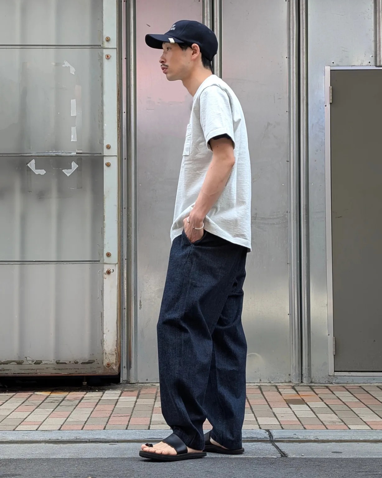 THE NORTH FACE PURPLE LABEL】 : ”DENIM Wide Tapered Field Pants 