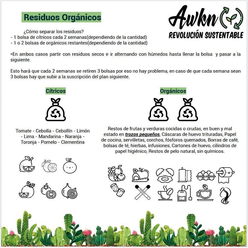 awkn.reciclaje - ¿Cómo separamos los residuos? Es trabajo en comunidad ...