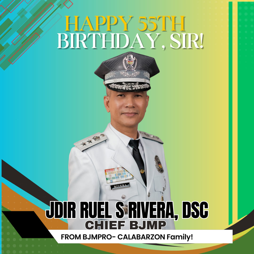 BJMP - Happy Birthday to our CHIEF, BJMP, JDIR RUEL S RIVERA, DSC, Sir ...