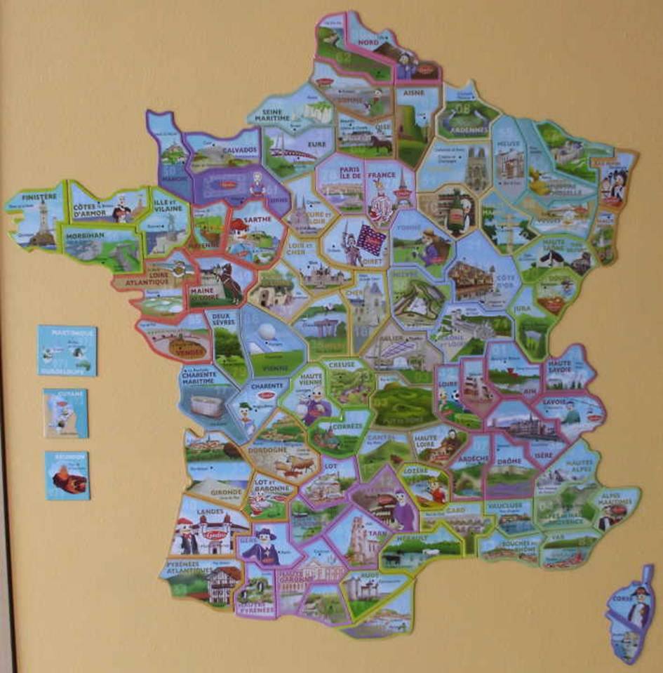 Carte De France Aimant Le Gaulois