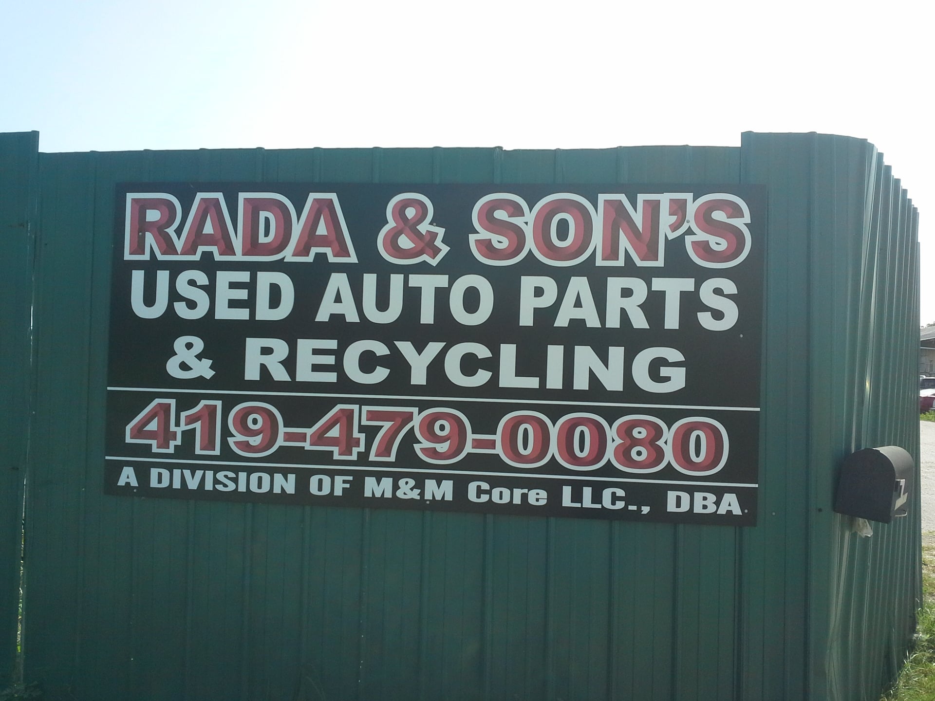 Rada & Son's Used Auto Parts Toledo OH