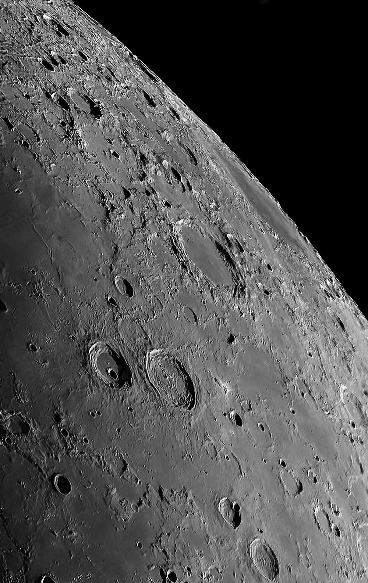Space Hipsters | Here is a peek over the Moon’s night shoulder | Facebook