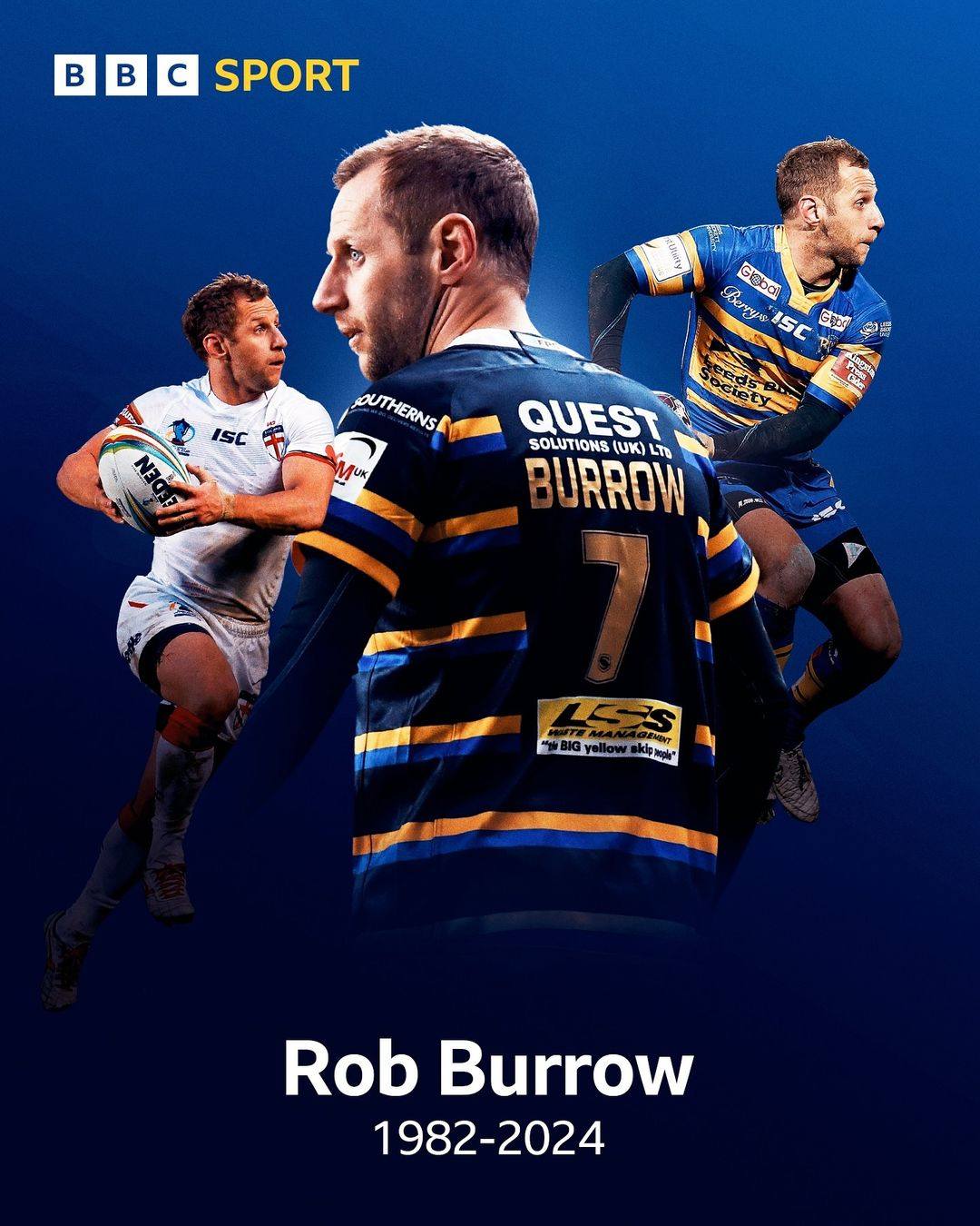 BBC One - A true legend. RIP Rob Burrow CBE has passed... | Facebook