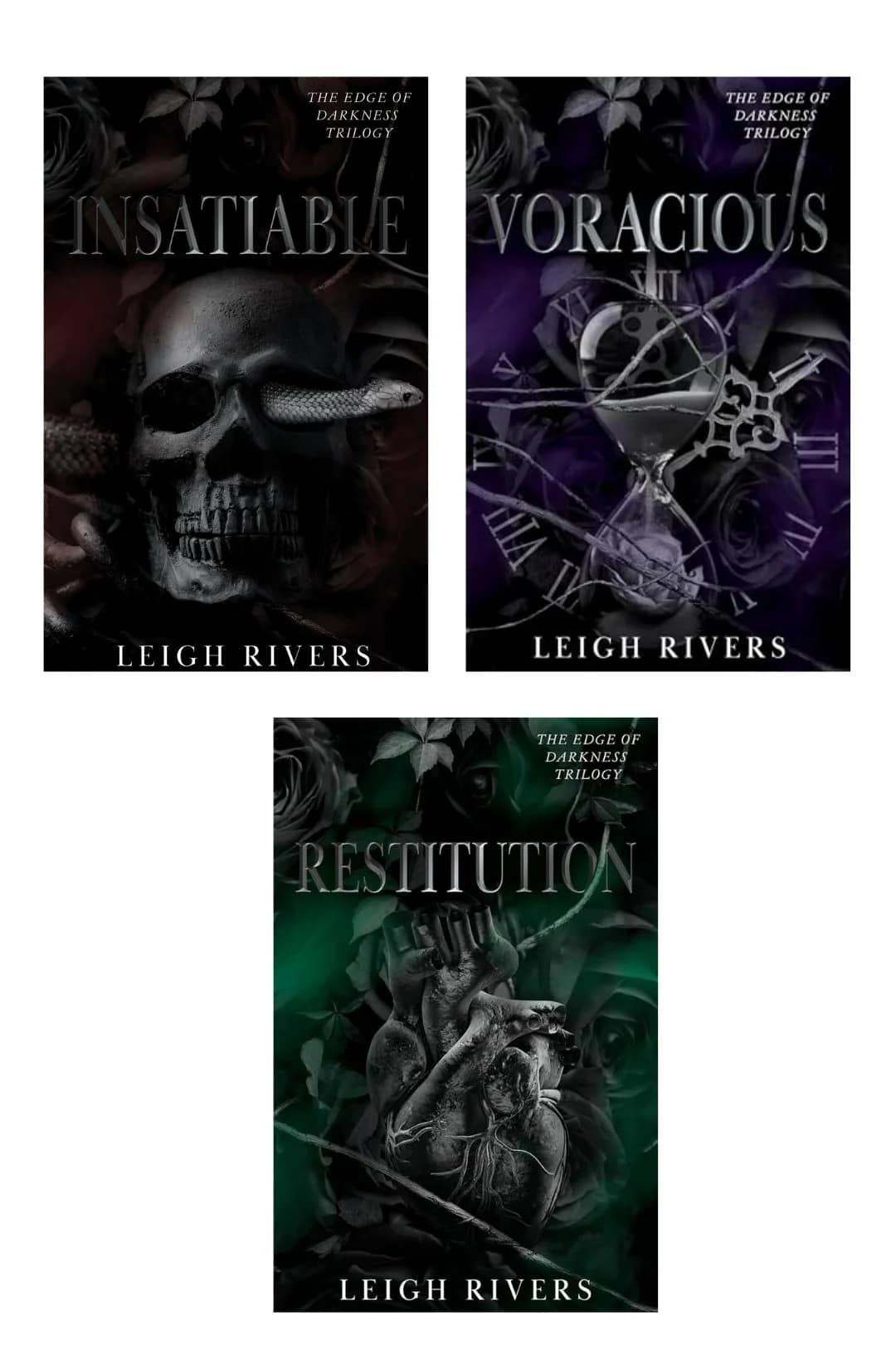 Another amazing series. The Edge of Darkness Trilogy by Leigh 