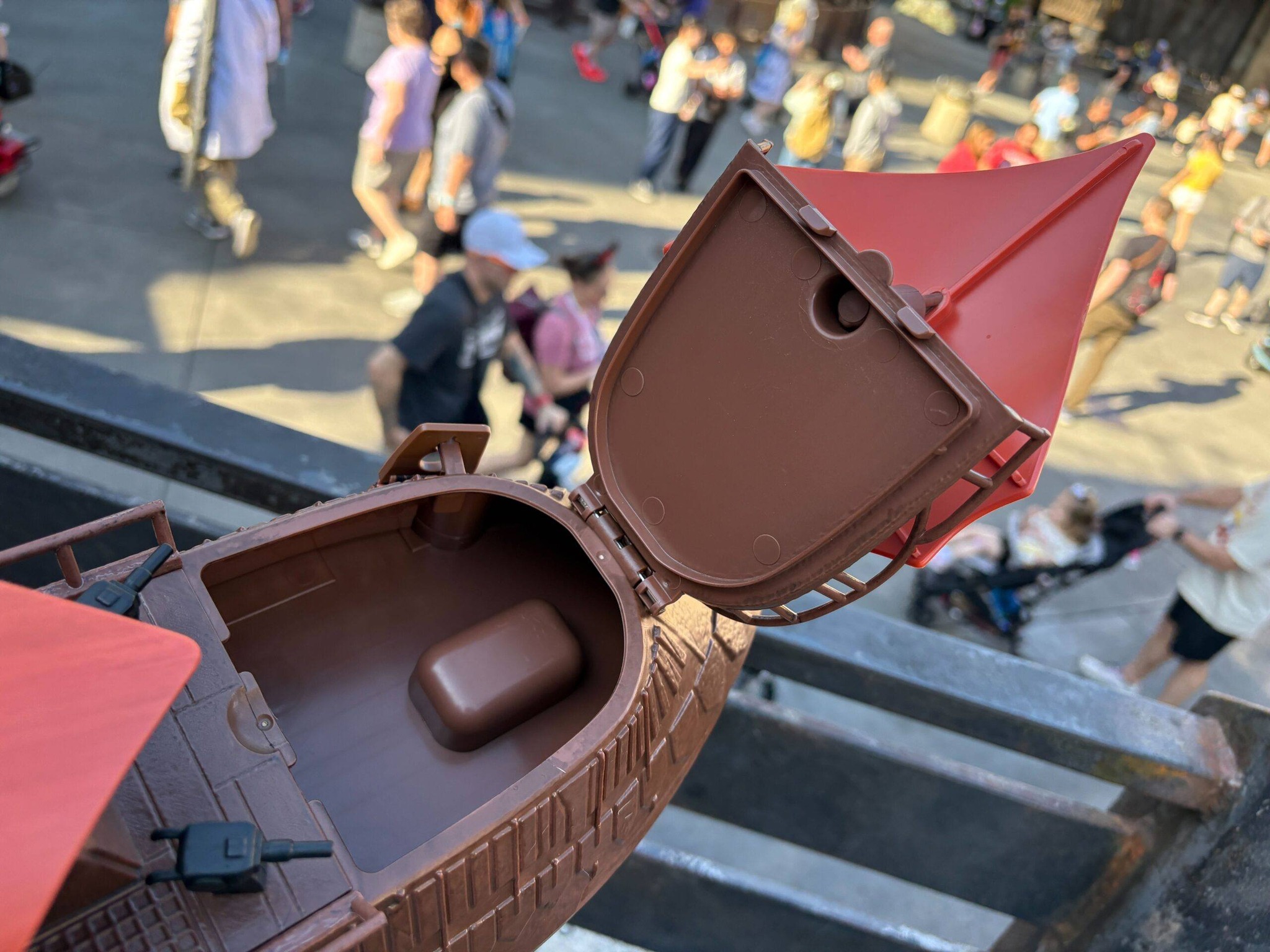 Jabba's Sail Barge Bucket Arrives at Hollywood Studios for May the