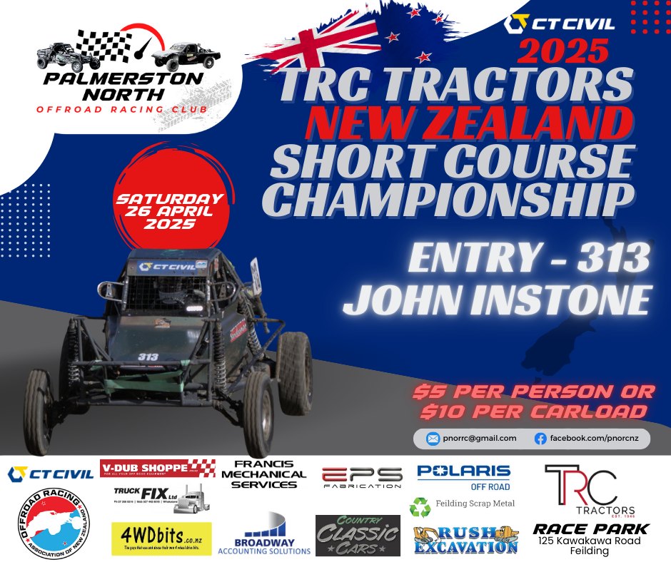 Palmerston - CT Civil 2025 TRC Tractors New Zealand Short Course ...