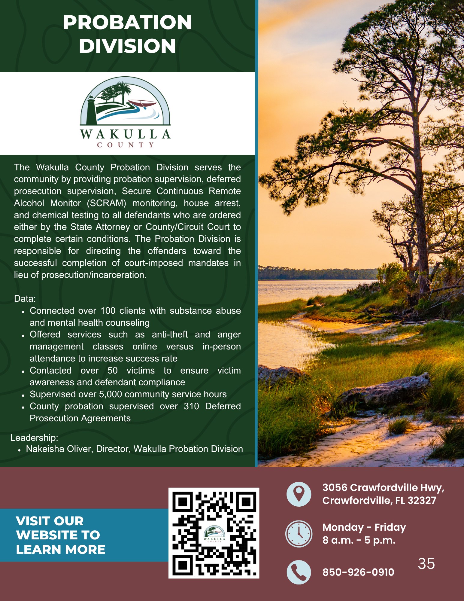 👥 Wakulla County Probation Division: Supporting Accountability ...