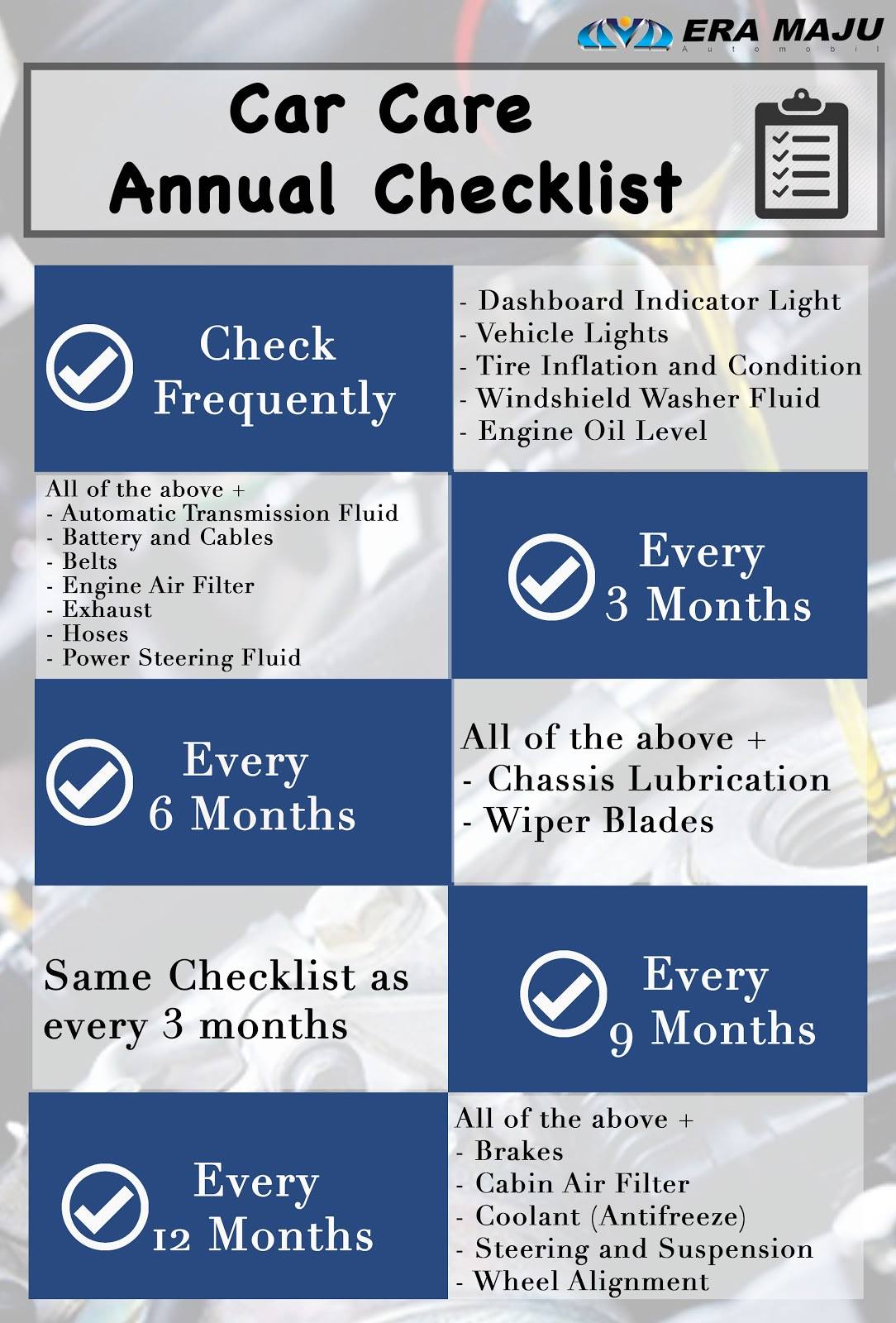 Routine Vehicle Maintenance Checklist 10 Car Maintenance Tips Every