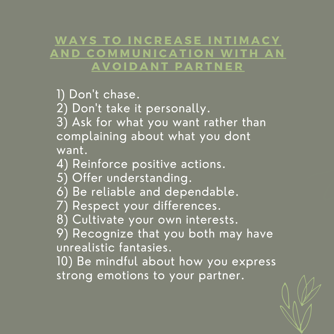 The Be Centre for Mental Health & Wellness, LLC - Avoidant partners ...