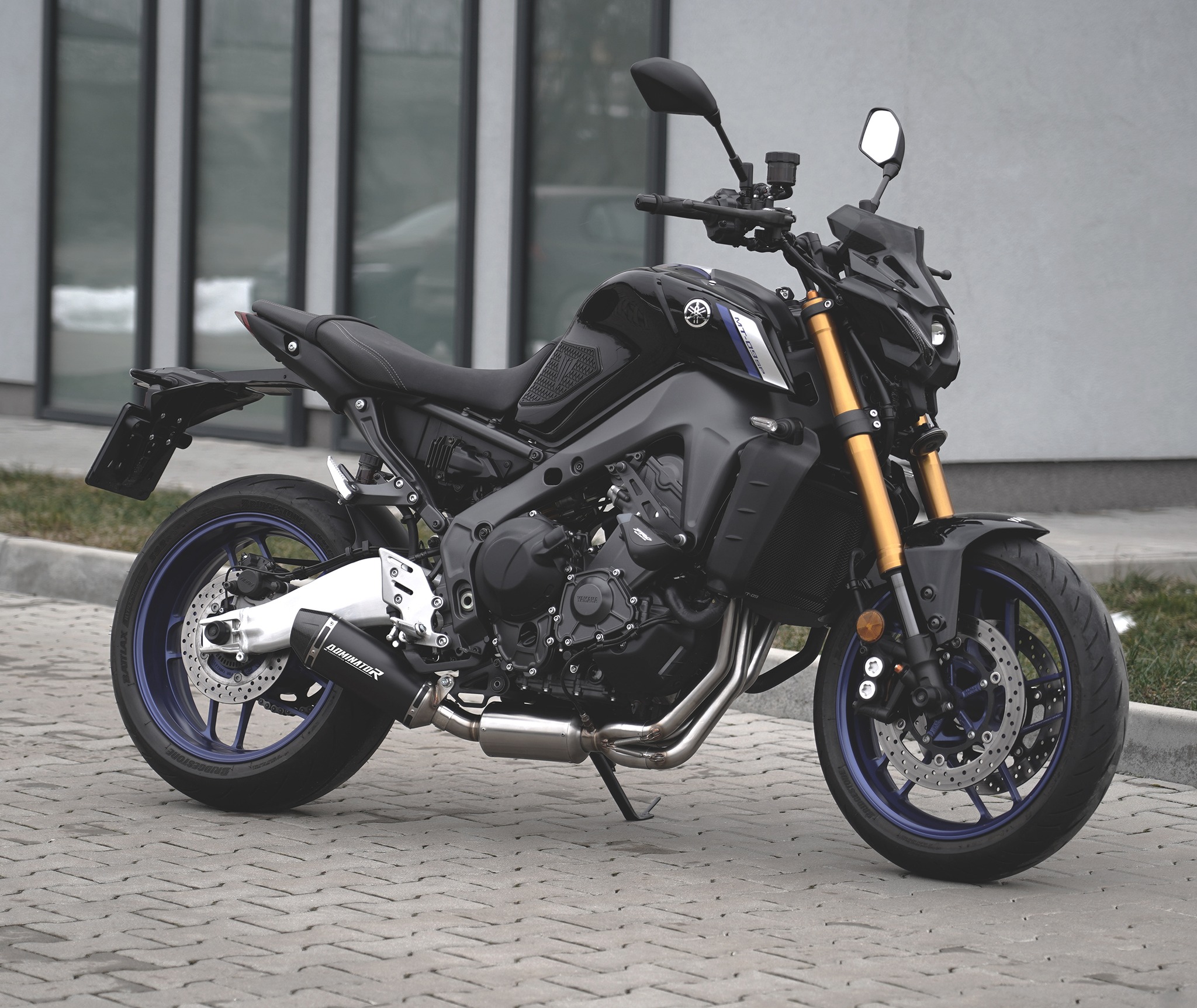 2024 MT-09 with Dominator GP3 exhaust 💯🔥 #dominatorexhaust