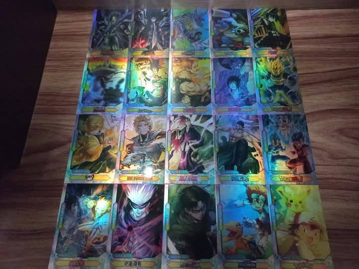 Colecciones - Set completo de Cards Holograficas Anime force (20/20 ...