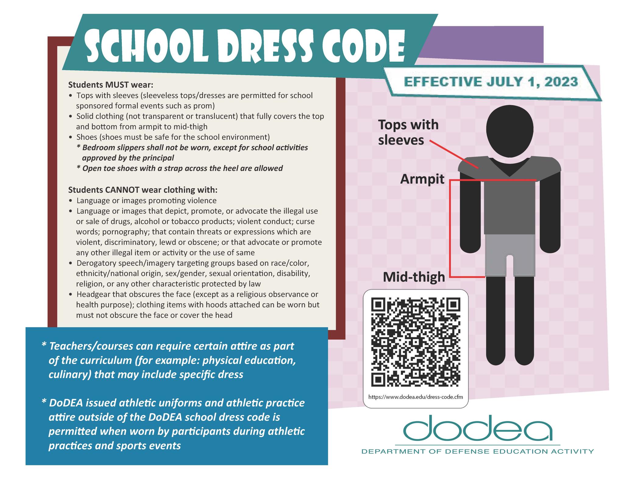 Some staff have received notice of new dress expectations. Our phones have been ringing off the hook this afternoon. We just had a conversation with DOSL and they say this did not