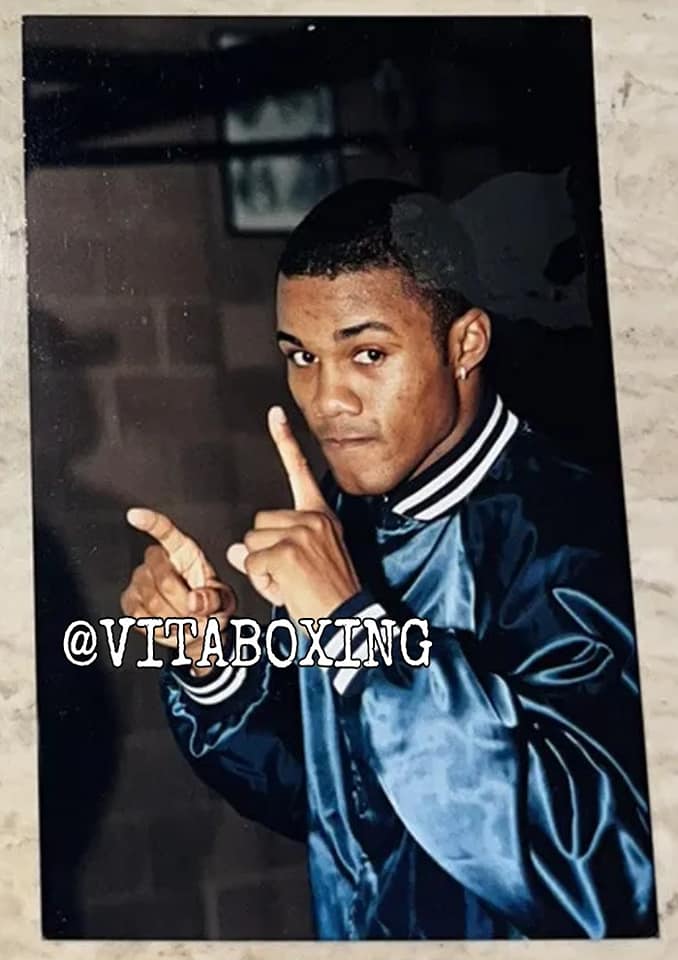 A young Felix “Tito” Trinidad 🇵🇷🥊