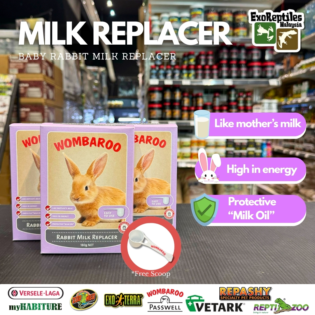 ExoReptiles - Not all milk is created equal. Wombaroo’s Rabbit Milk ...