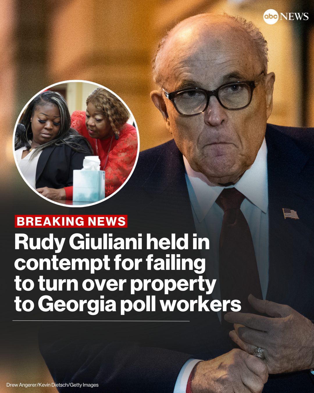 ABC News - BREAKING: A federal judge in New York held Rudy...