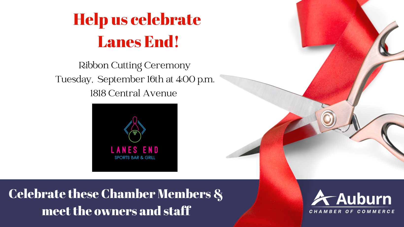 Lanes End - Ribbon Cutting