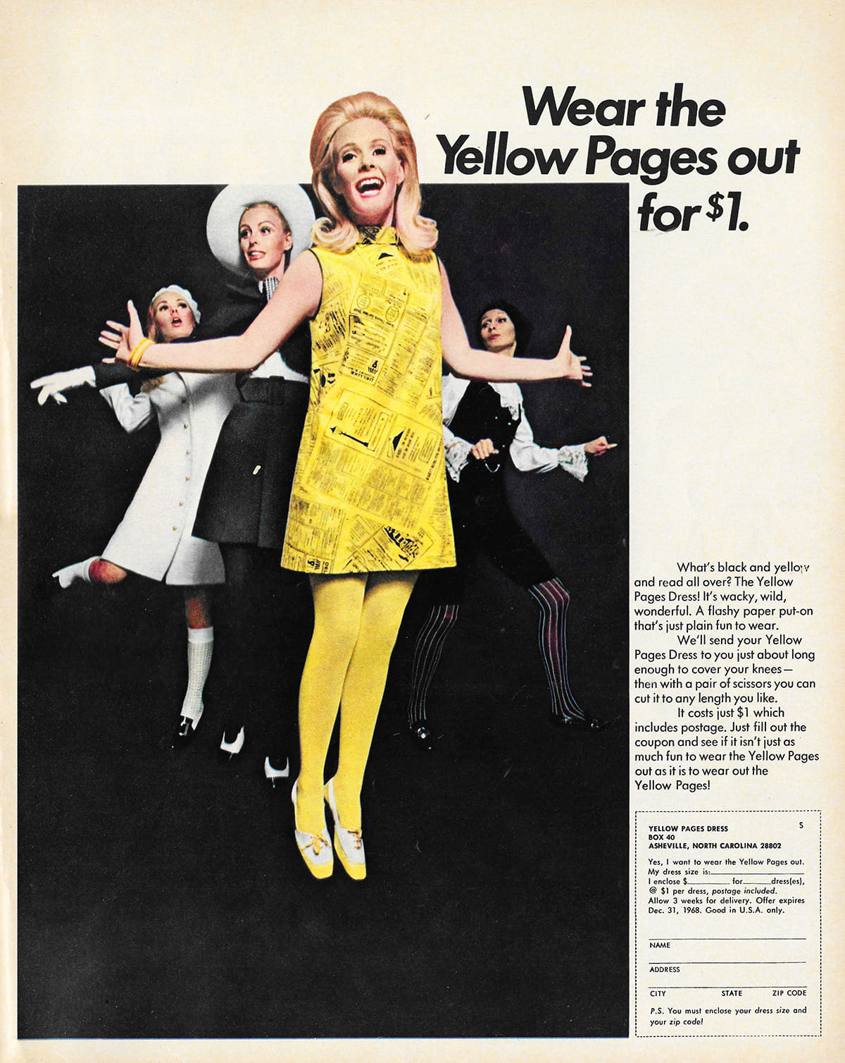 Memories of a yellow cotton dress in 1968