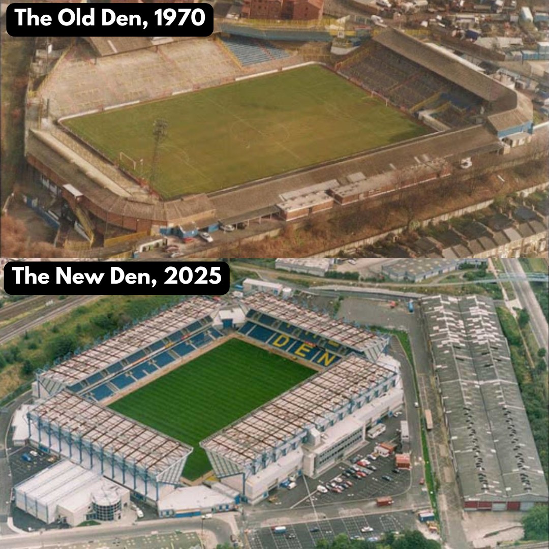 90s Football - Millwall's Old Den and New Den 55 years... | Facebook