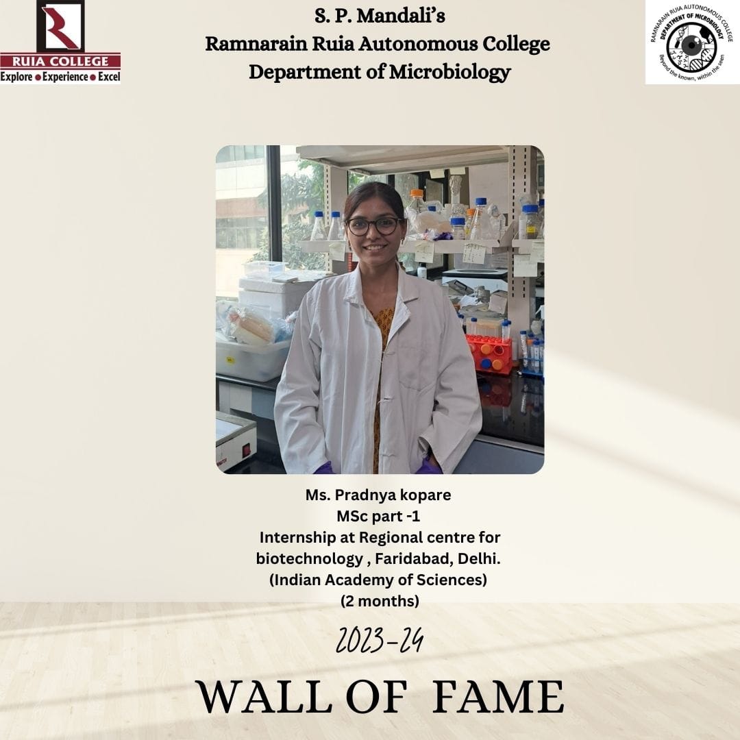 Ruia Microbiology Department