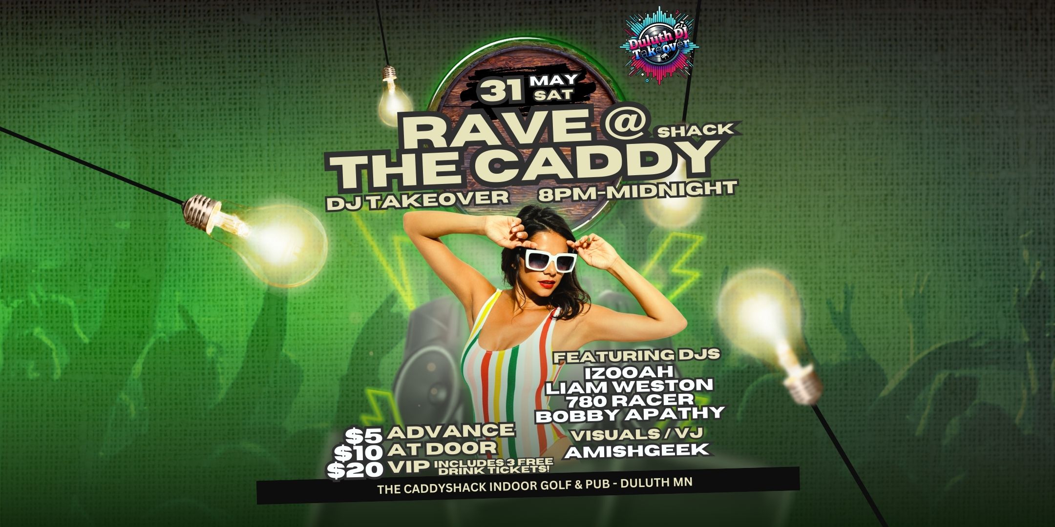 DJ Takeover: RAVE at The CADDY (shack)