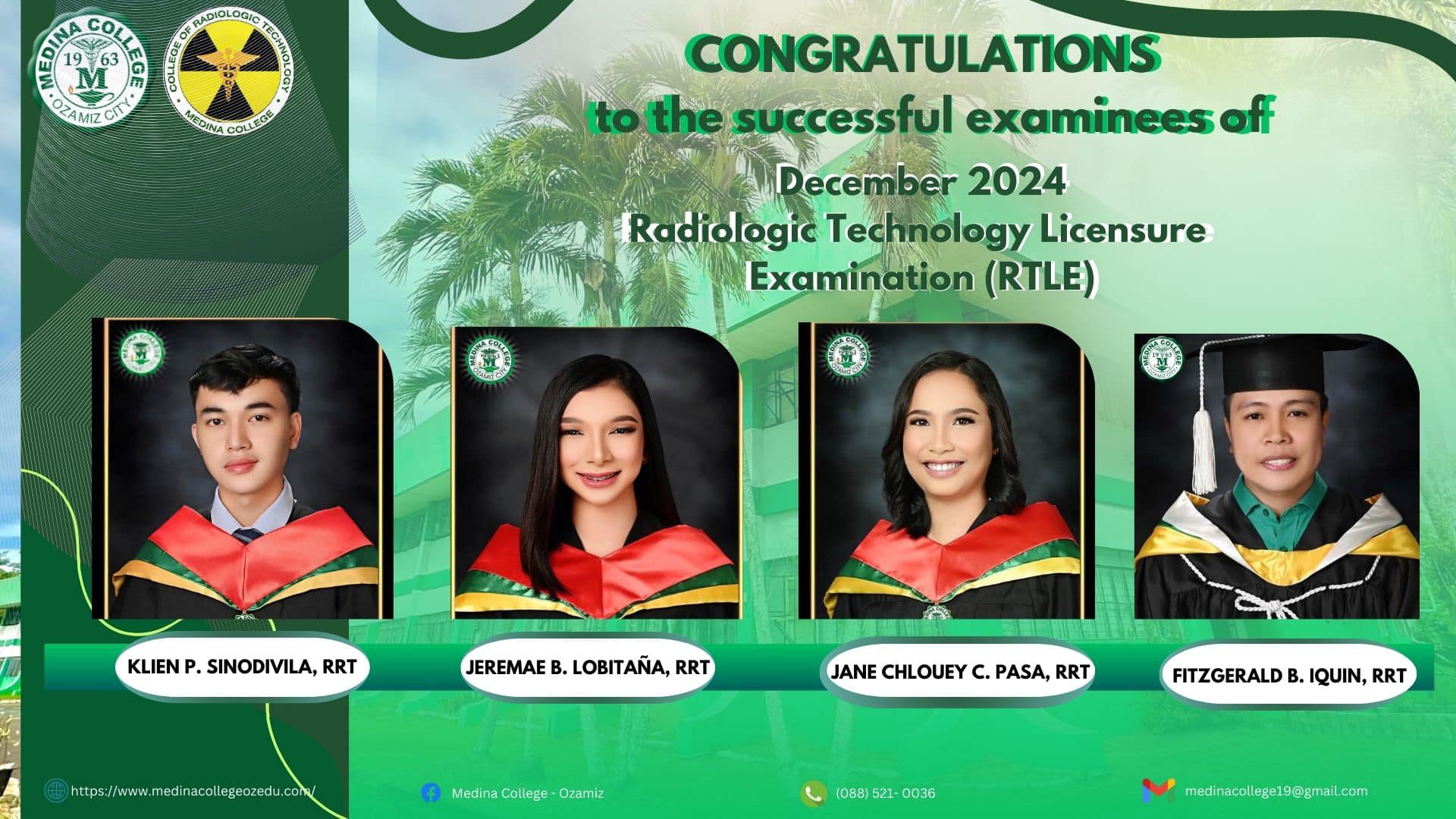 🎉 CONGRATULATIONS! 🎉 To... - Medina College - Ozamiz City