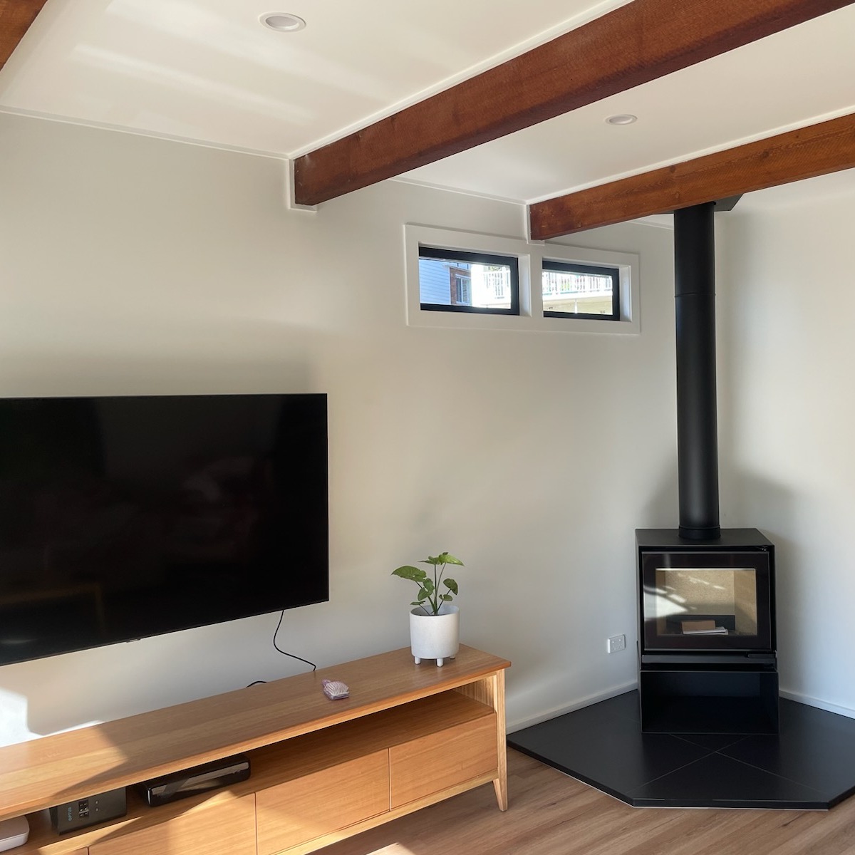 The Escea TFS650 compact and modern... - Abbey Fireplaces