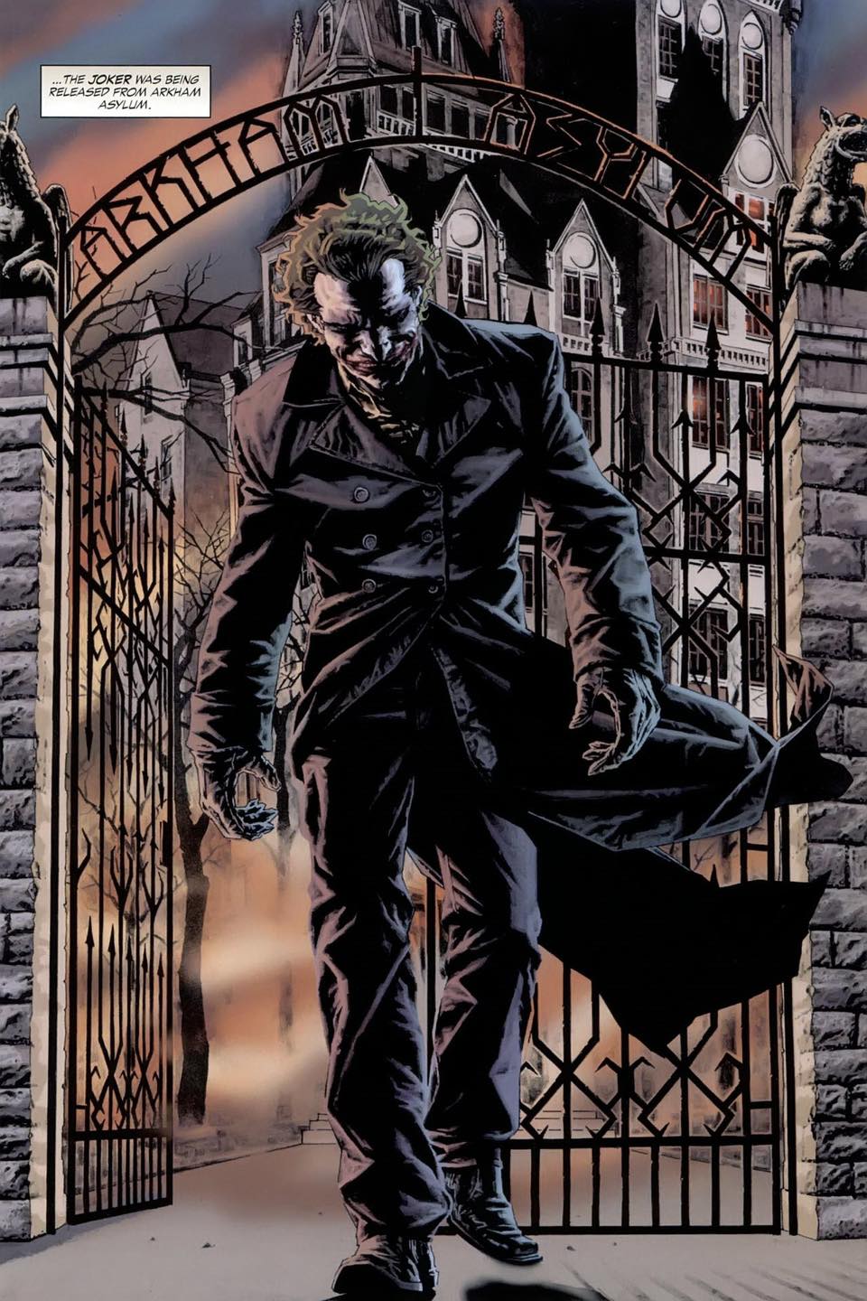 History - Arkham Asylum’s 50th Anniversary - The Joker leaving Arkham ...