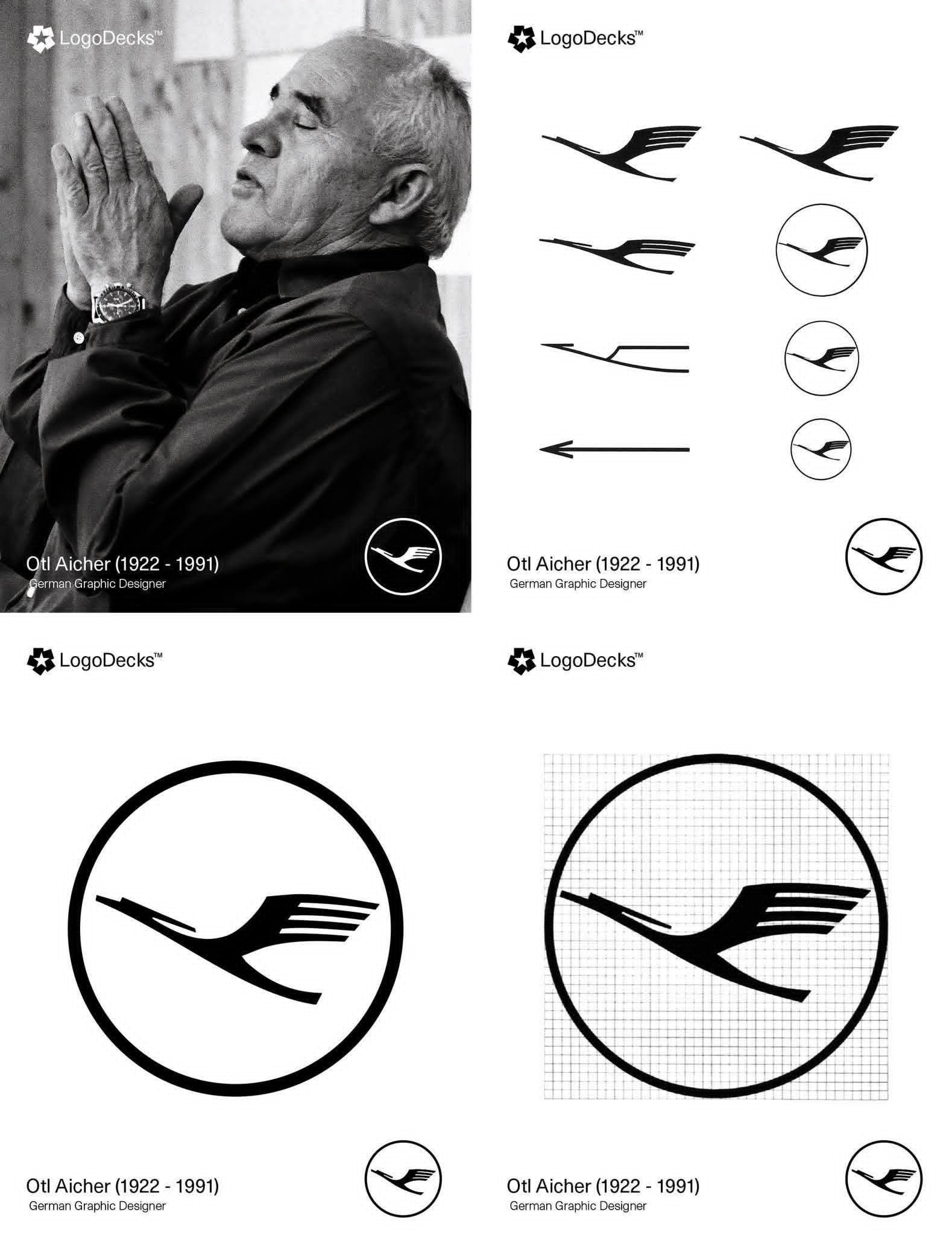 【超貴重】Otl Aicher / Deutsche Airbus ポスター How Otl Aicher Turned Lufthansa Into a Masterclass in Minimalism