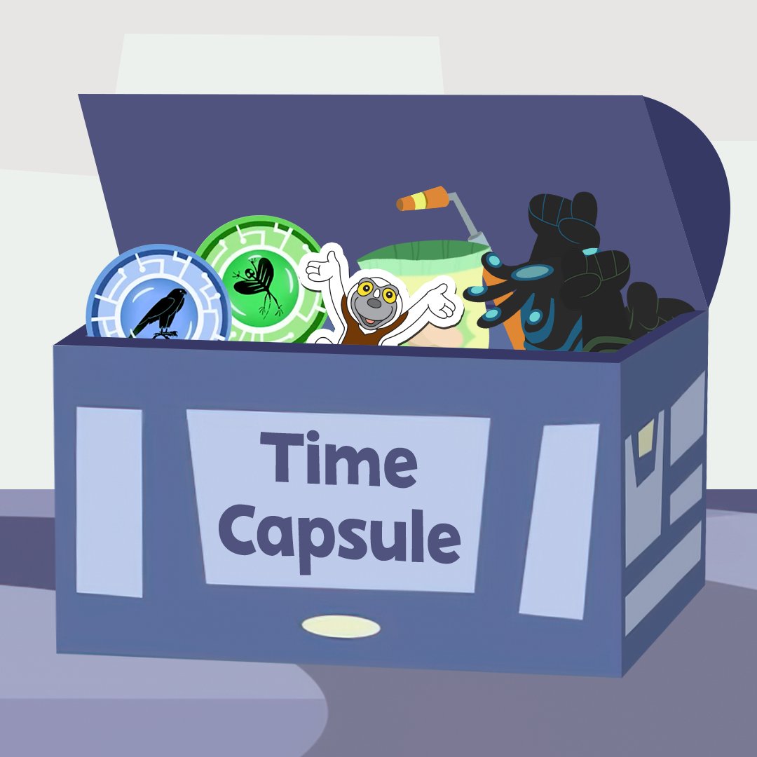 Can you name the show by the items in the time capsule?