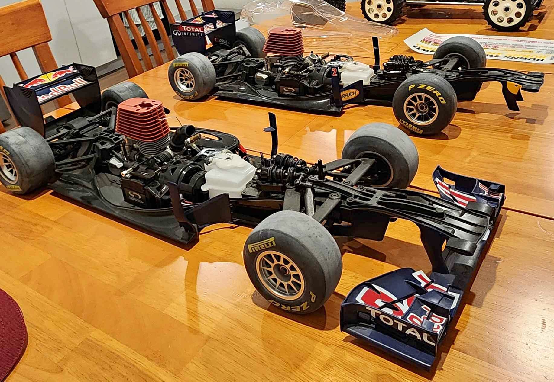 Two Collectors Kyosho RB7 Nitro F1 Cars for sale - Toy Race Car & Track ...