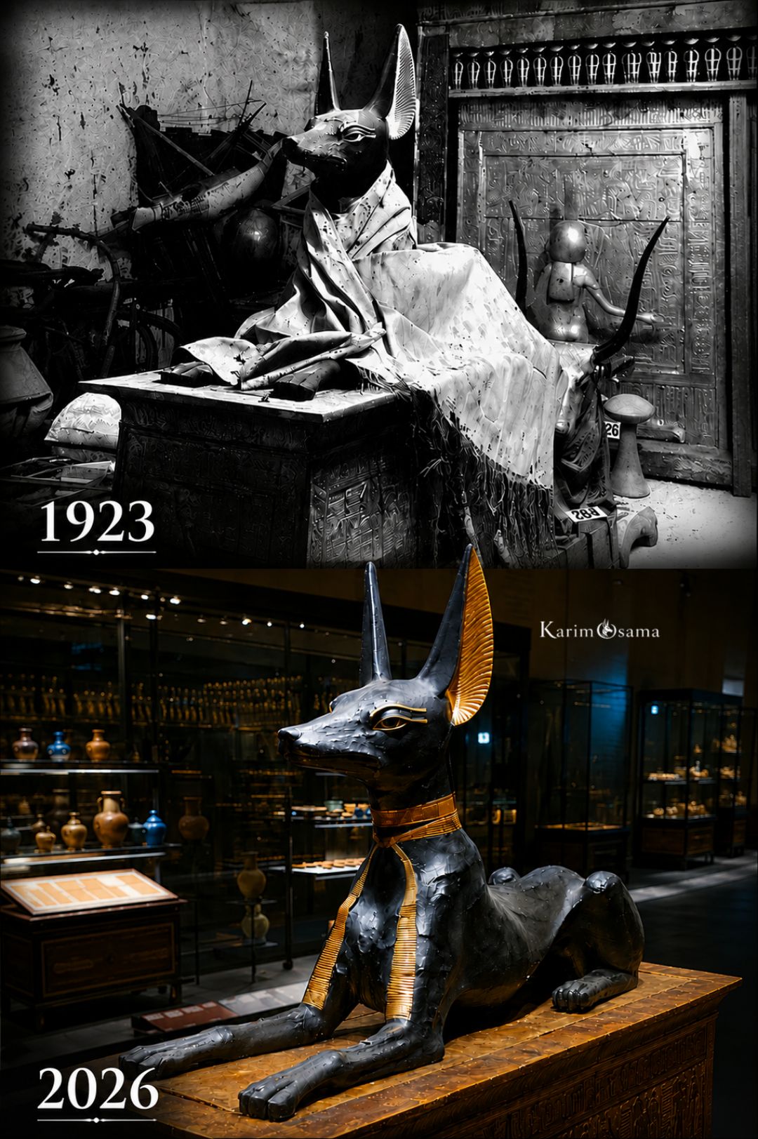 anubisページ Anubis 😮😮first picture in 1923 ♥️ Tutankhamun ♥️