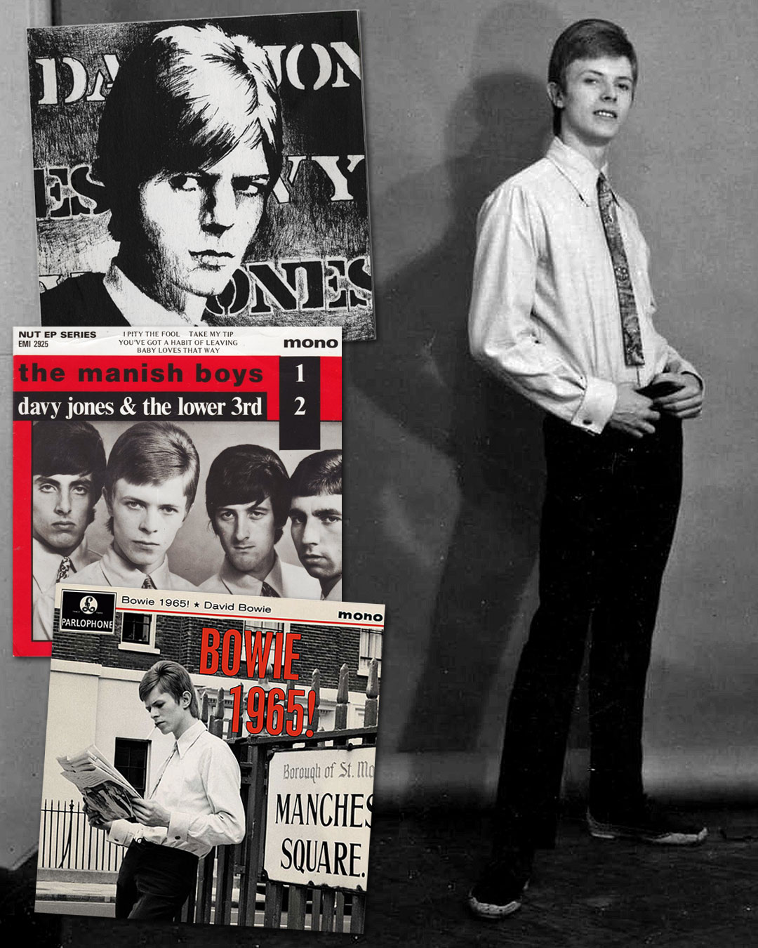 David Bowie - THE MANISH BOYS / DAVY JONES & THE LOWER...