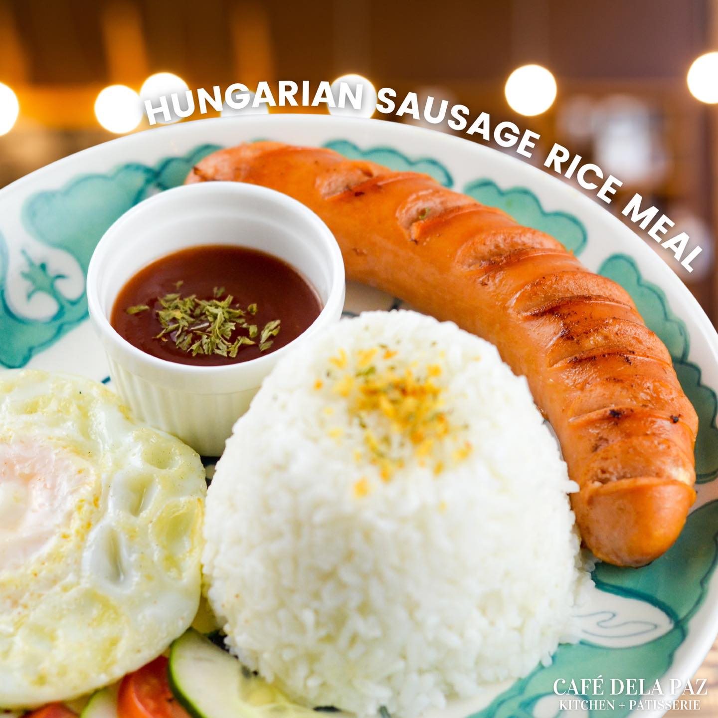 Café Dela Paz - Our Hungarian Sausage Rice Meal is back! 🥳...