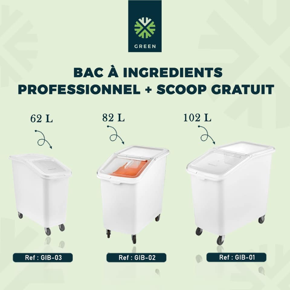 HENDI Boîte à Ingrédients 6 Bacs 480x150x100mm - Support Condiments Cocktails