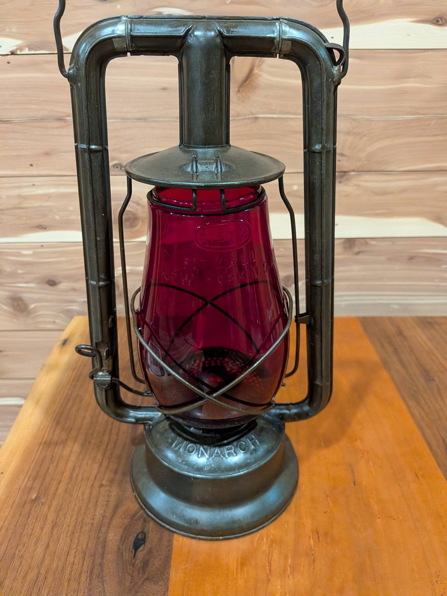 DIETZ 10 『monarch』Custom RED eye Dietz Monarch Oil Lantern With