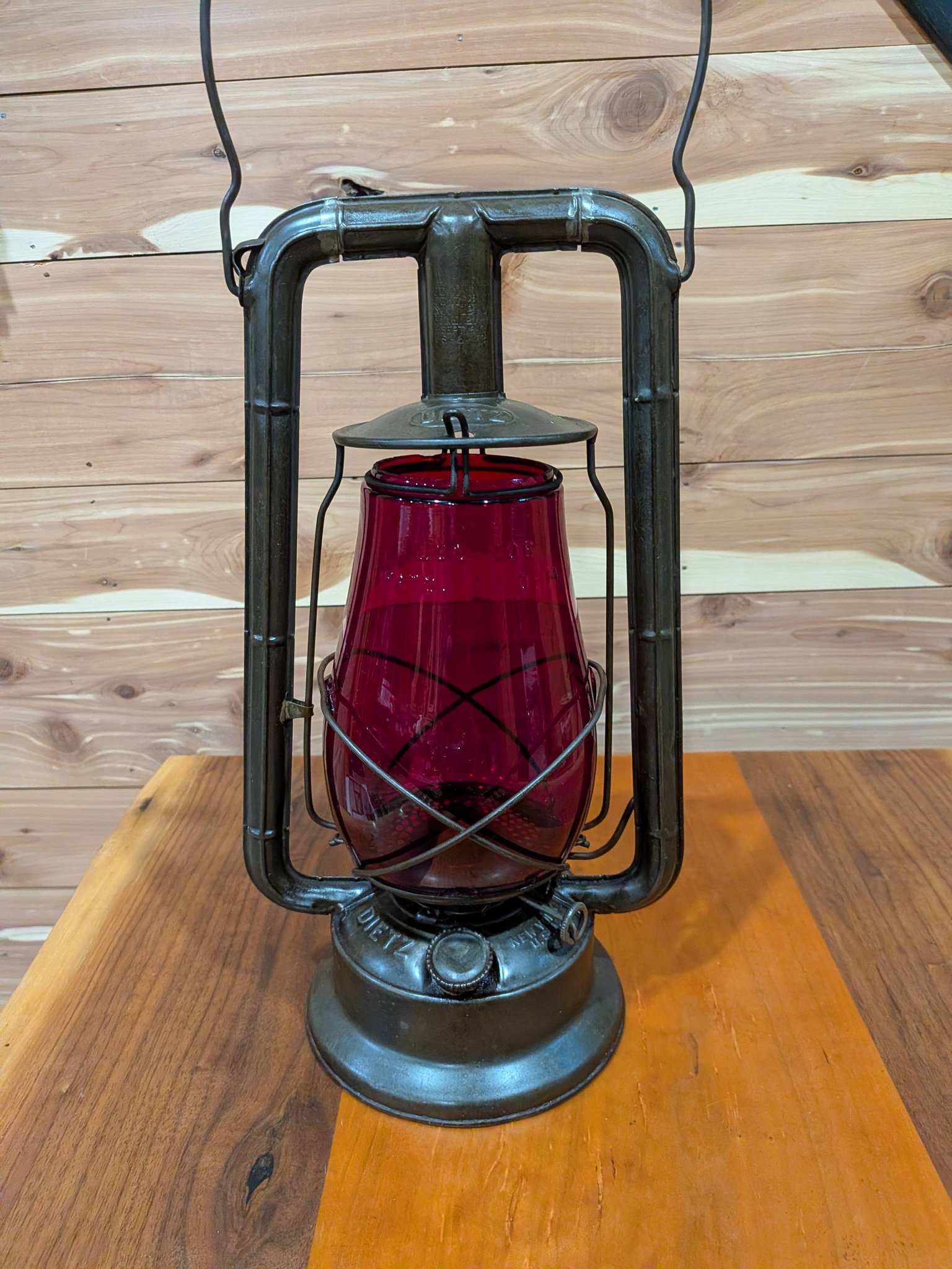 Restored 1913 Dietz Monarch hot blast lantern