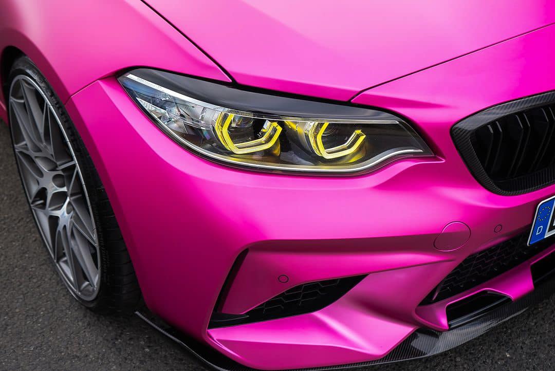KPMF K75504 Matt Iced Pink Titanium Wrapped by @cartattoo.de