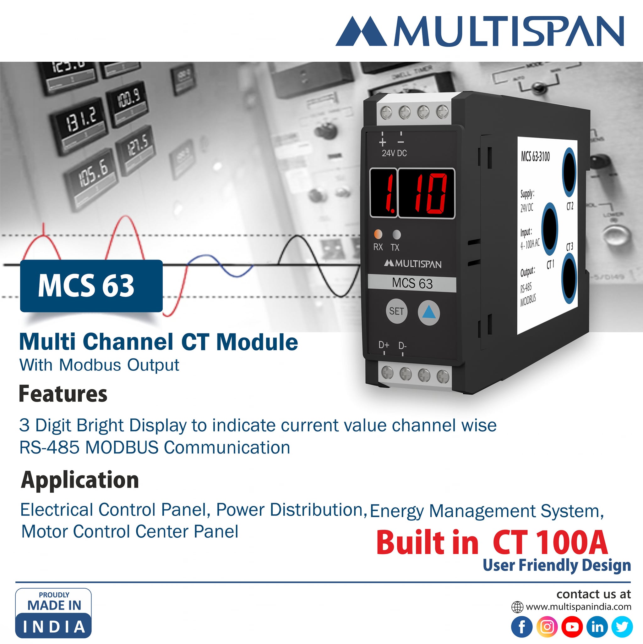 MCS-63 Multi... - Multispan Control Instruments Pvt Ltd