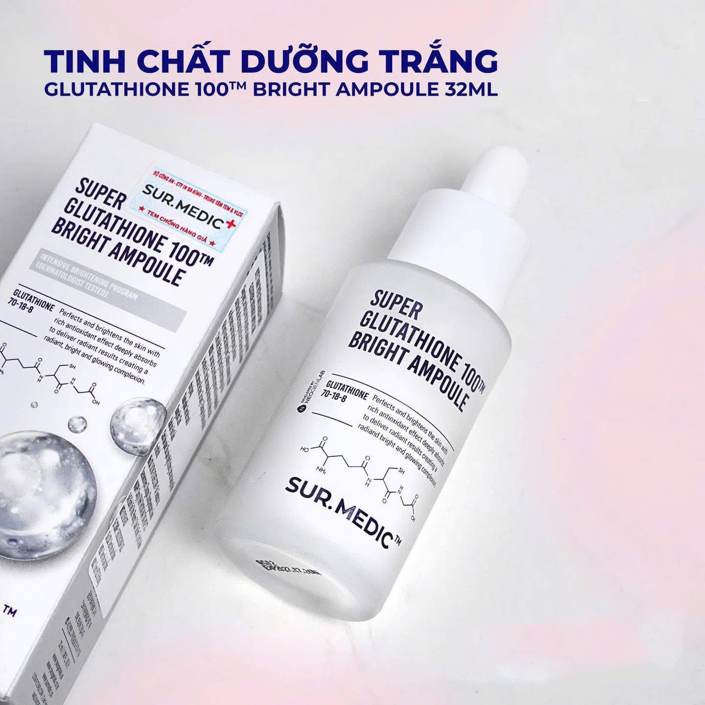 sur medic+ super glutathione 100tm bright ampoule 🪄🌞Da sáng mịn, không tì vết với 𝐒𝐞𝐫𝐮𝐦 𝐒𝐮𝐫.𝐌𝐞𝐝𝐢𝐜 𝐒𝐮𝐩𝐞𝐫 𝐆𝐥𝐮𝐭𝐚𝐭𝐡𝐢𝐨𝐧𝐞 𝟏𝟎𝟎 𝐁𝐫𝐢𝐠𝐡𝐭 𝐀𝐦𝐩𝐨𝐮𝐥 ✨ Làm sáng da, mờ thâm nám: Hiệu quả làm mờ các đốm nâu, tàn nhang, đồi mồi Das Glow Peptide Protokoll: ePass 金額:0.1% hasGuide