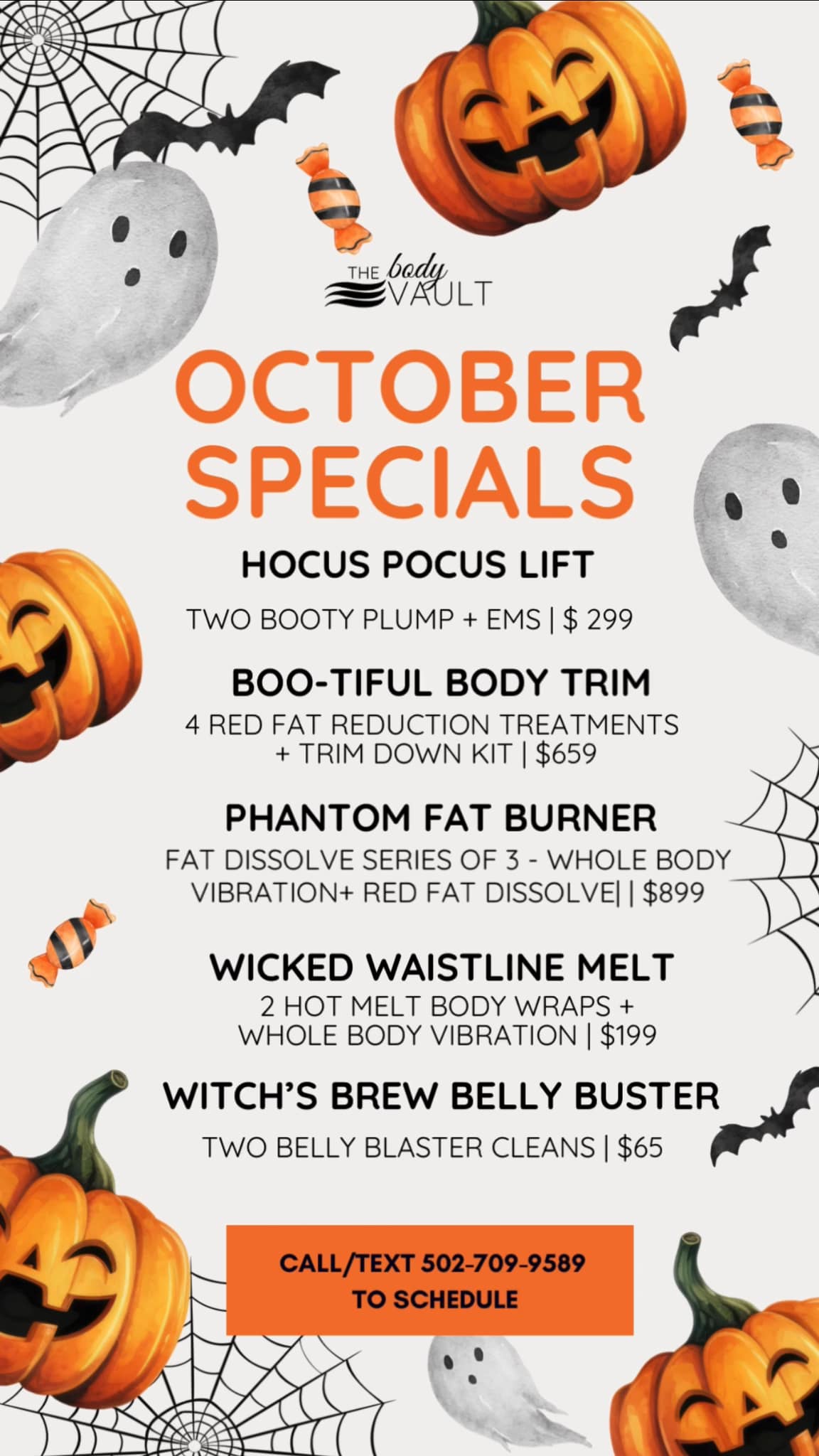 thebodyvault_ky - 🎃👻 OCTOBER SPECIALS ARE HERE! 👻🎃 Get... | Facebook