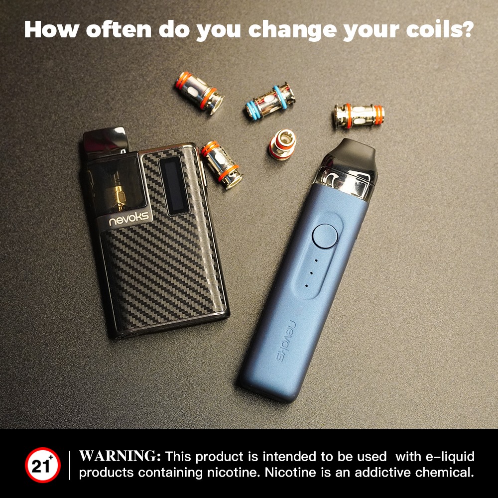 how often should you change your vape pod do SPL10 coils? Do you use it more often on Pagee or Feelin? Tell me in a comment! .⁣ .⁣⁣⁣⁣⁣⁣🔍#nevokspagee #nevoksfeelin #SPLCOIL⁣⁣⁣⁣⁣ .⁣⁣⁣ WARNING: You must be FLAVORS:GP 50K | BLACKBERRY B-POP live rosin Blue Razz Ice Adjust