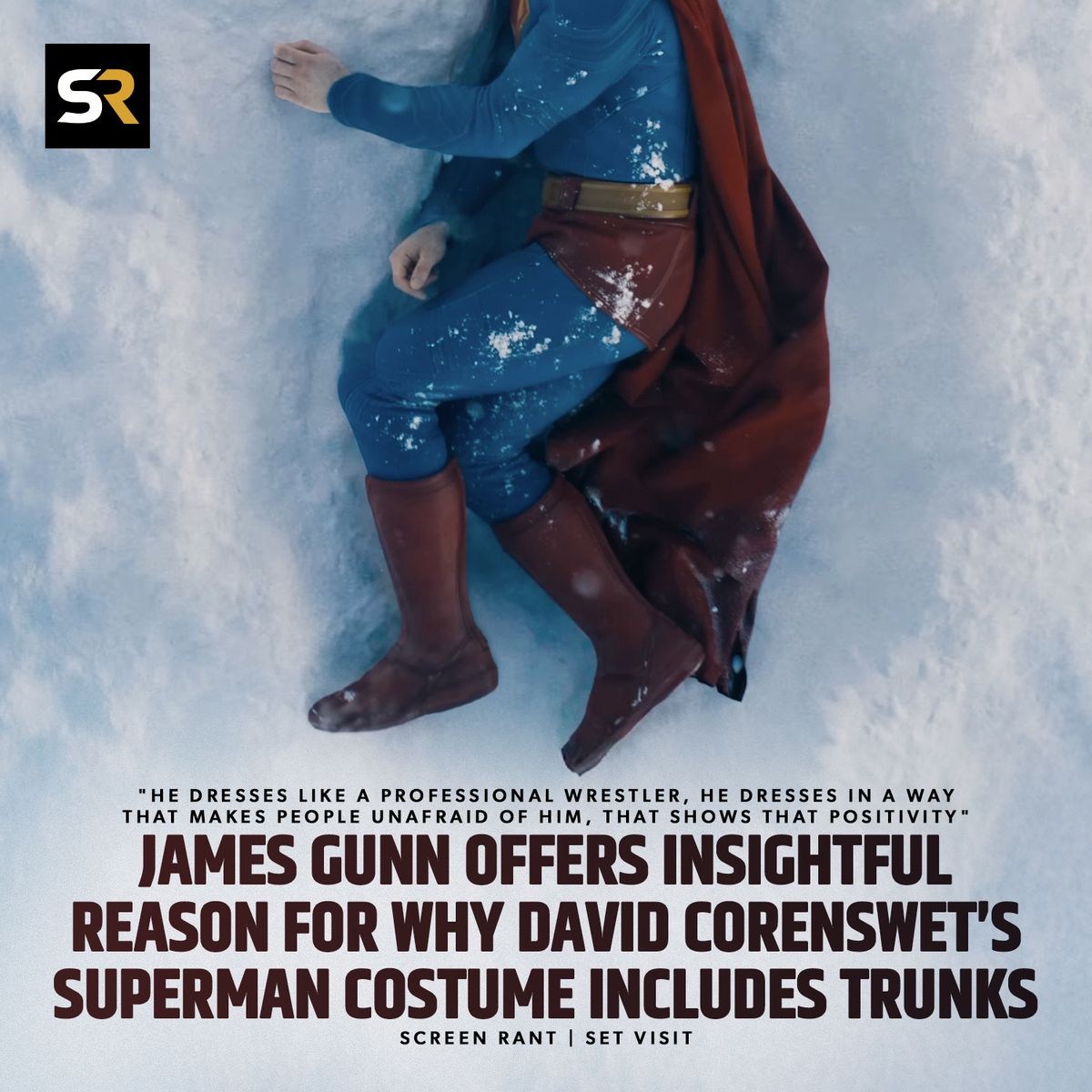 Screen - ICYMI: David Corenswet's Superman costume gets properly ...