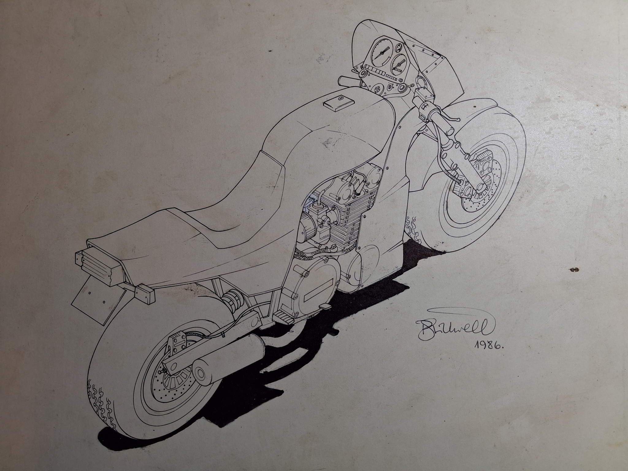 Sketch and sketch of the project Kode57 from Ken Okuyama.