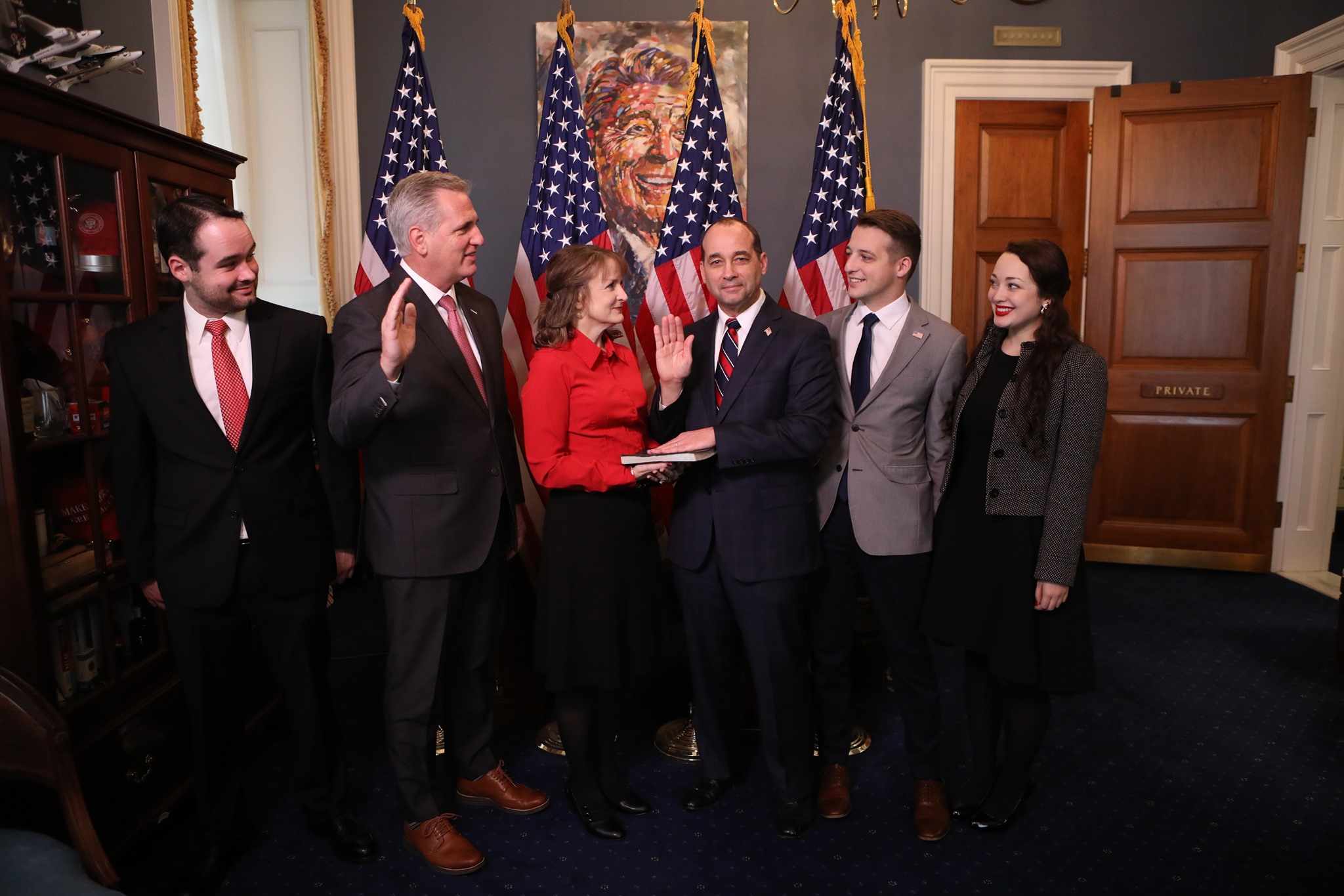 Congressman - Today, I had the honor of taking the oath of office and ...