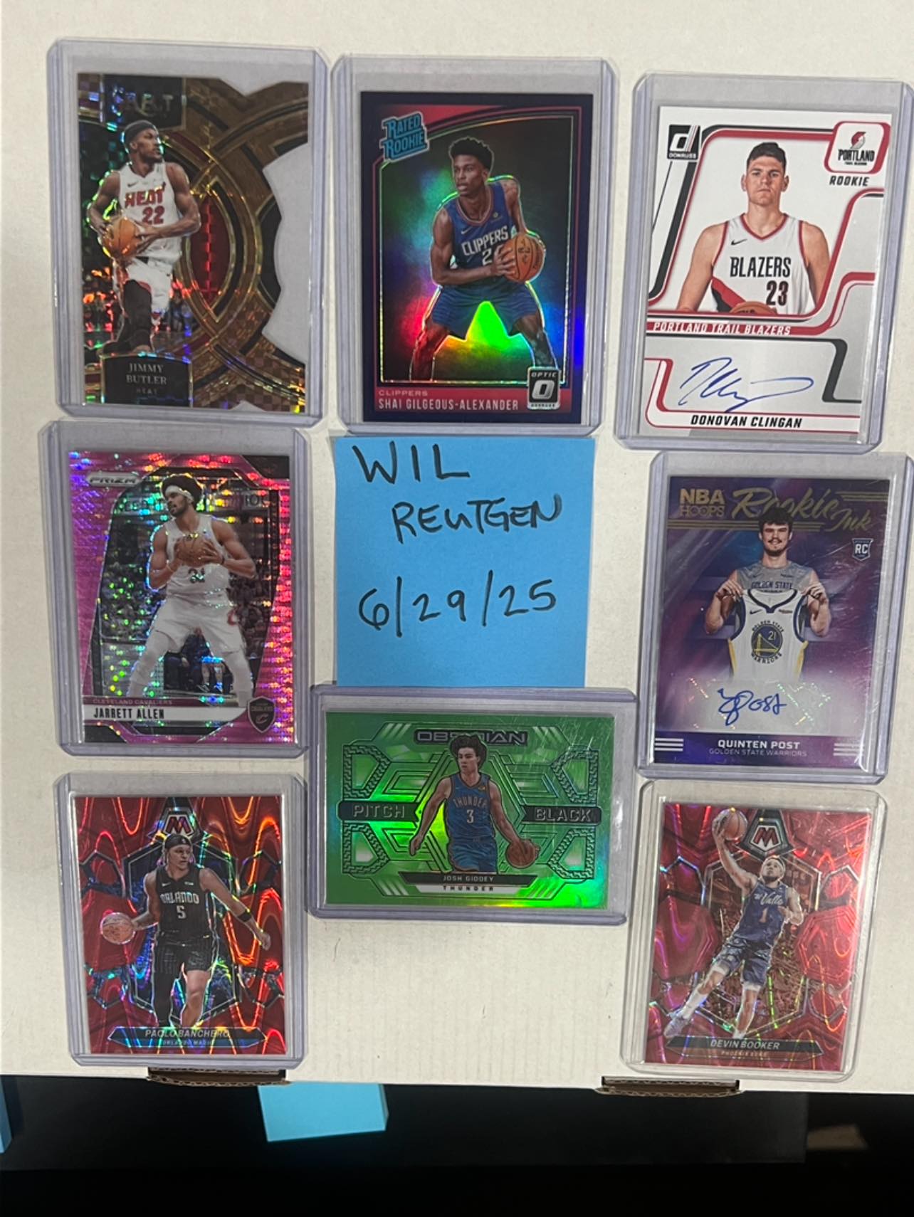 $650 NBA PSA Rookie Lot Shai, Chet, & Haliburton